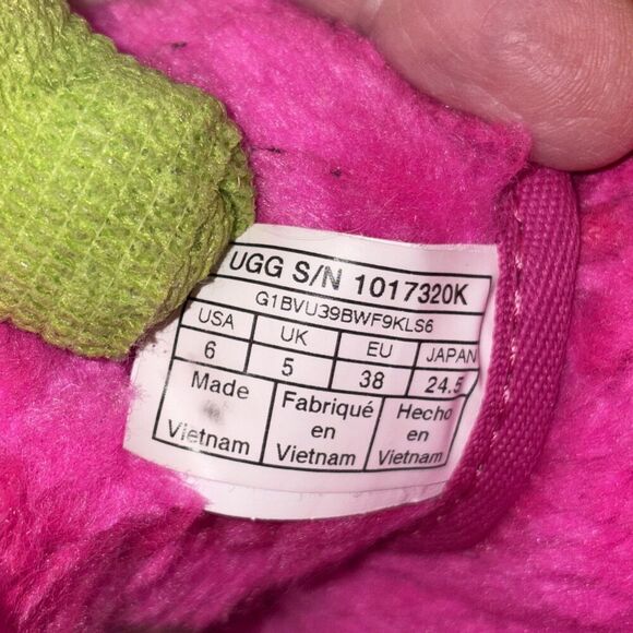 UGG Women's Pink Ankle Boots - Picture 8 of 9